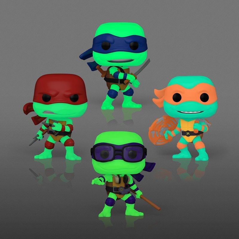 Funko Pop 4 Pack Leonardo/Donatello/Michelangelo/Raphael Exclusivo de Amazon