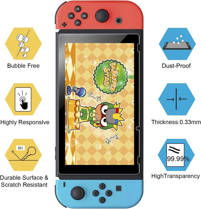 Vidrio Templado Para Nintendo Switch