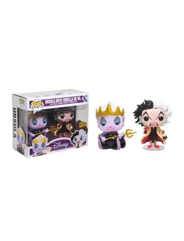 Funko Pop 2 Pack Ursula With Cruella de Vil Exclusivo de Hottopic