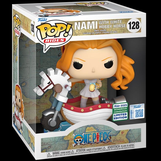 Funko Pop Ride Nami with white hobby horse WC Exclusivo