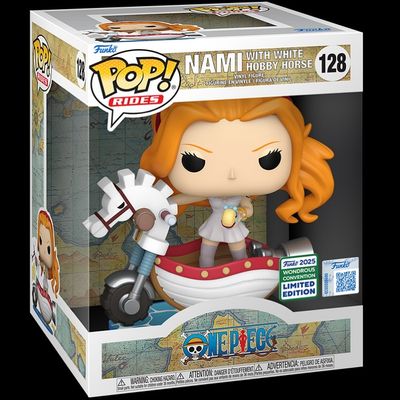 Funko Pop Ride Nami with white hobby horse WC Exclusivo