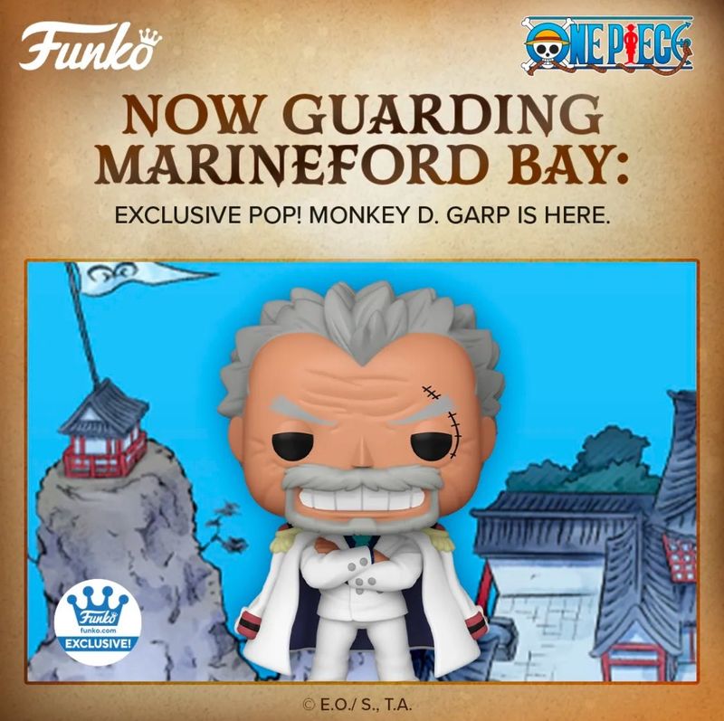 Funko Pop One Piece Monkey D. Garp Exclusivo de Funko Shop