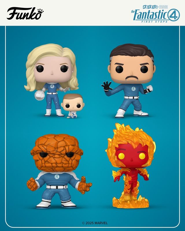 Pre-orden Funko Pop Fantastic Four Bundle Regular