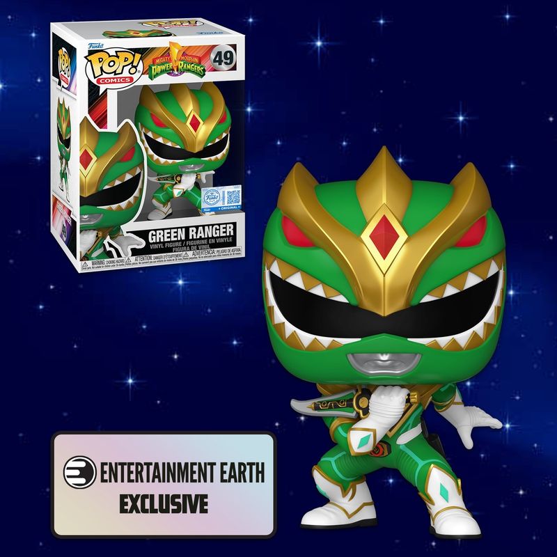 Pre-orden Funko Pop Power Rangers Green Rangers Exclusivo EE