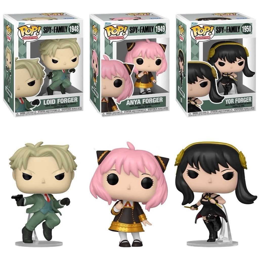 Pre-orden Funko Pop Animation Spy Family Bundle Regulares