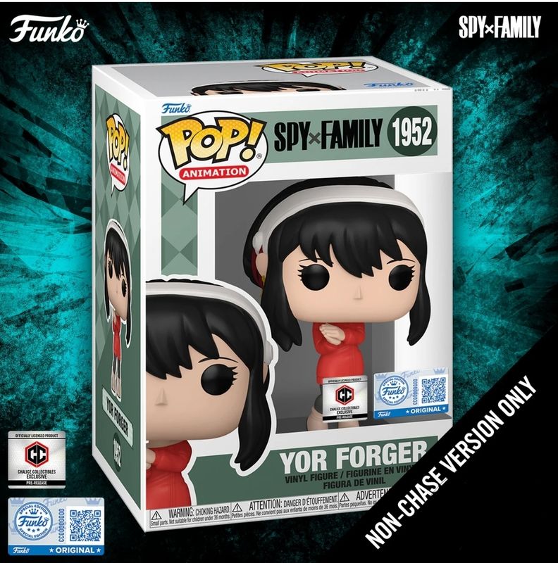 Pre-orden Funko Pop Animation Spy Family York Forger Exclusivo Chalice Collectibles