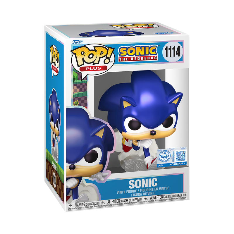 Pre-orden Funko Pop Plus Sonic Pearlescent Exclusivo de Funko Shop