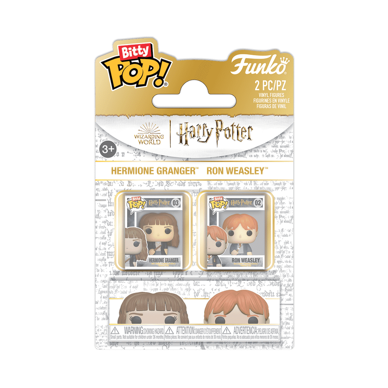 Bitty Pop! Hermione Granger &amp; Ron Weasley 2-Pack