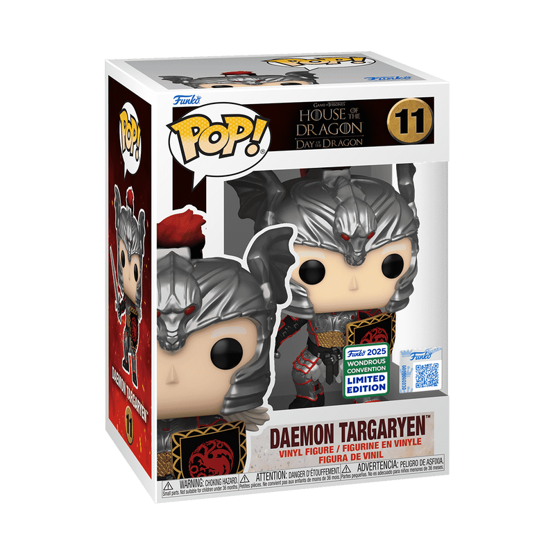 Funko Pop House of The Dragon Daemon Targaryen Exclusivo WC