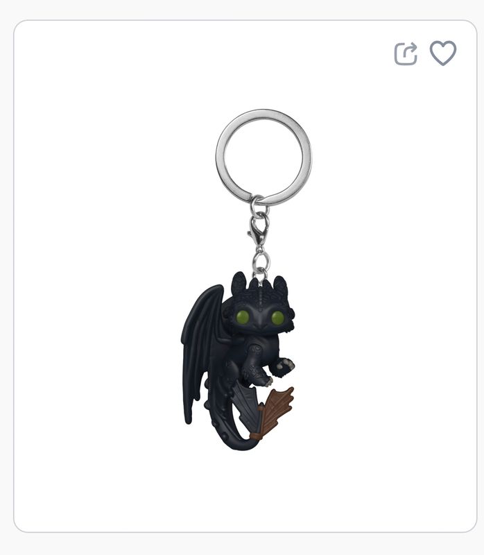 Funko Pocket Pop Keychain Toothless