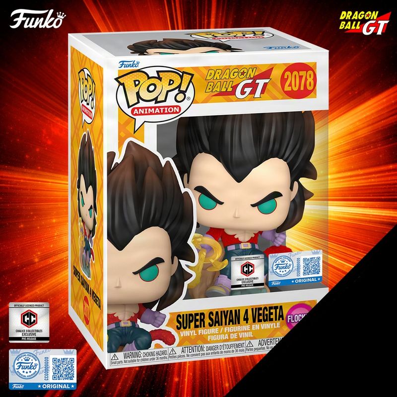 Pre-orden Funko Pop Animation Dragon Ball GT Super Saiyan 4 Vegeta Exclusivo Chalice Collectibles