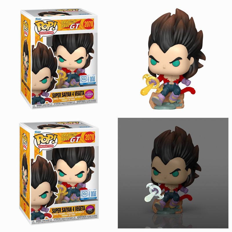 Pre-orden Funko Pop Animation Dragon Ball GT Super Saiyan 4 Vegeta Bundle Chase