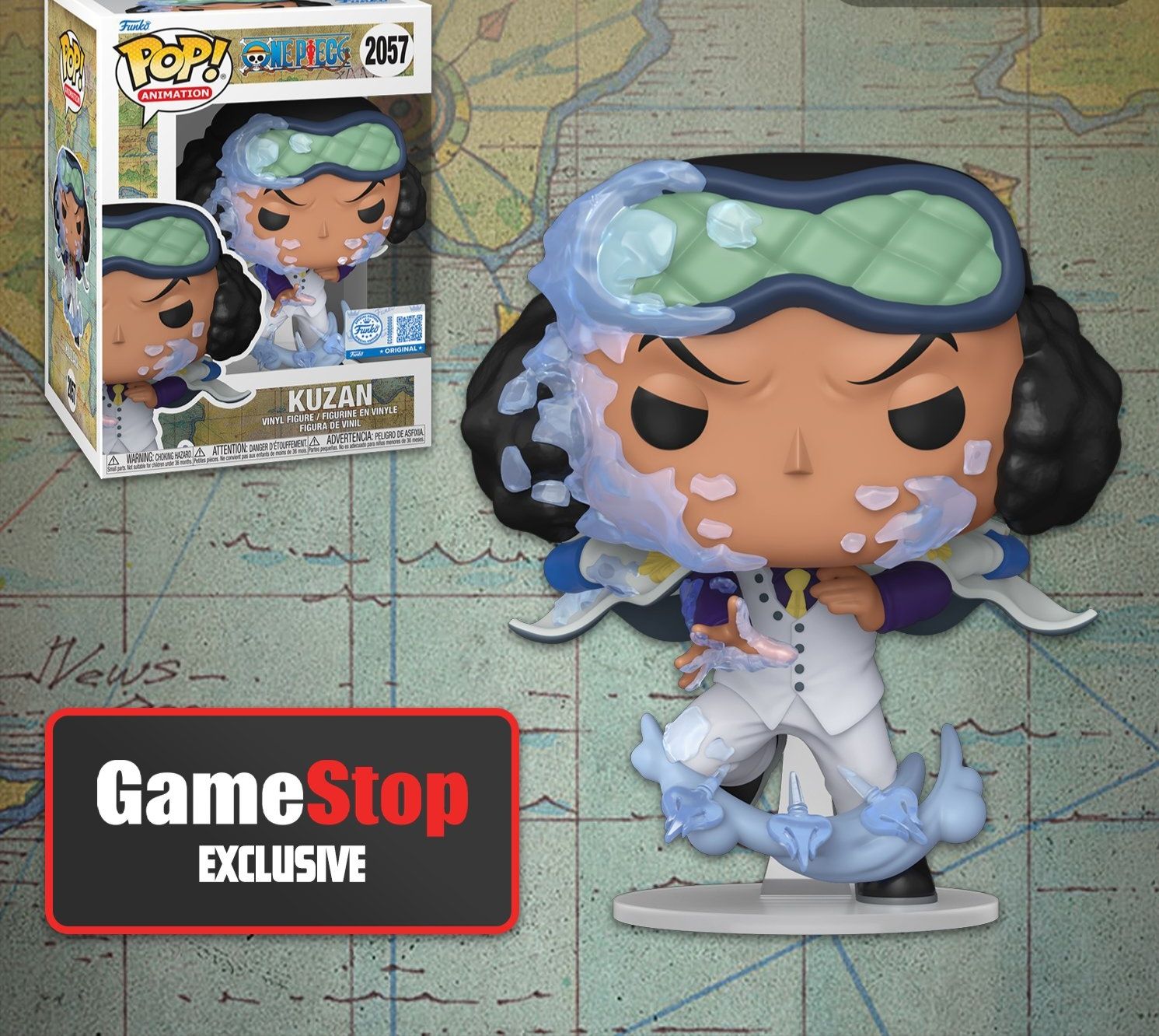 Pre-orden Funko Pop Animation One Piece Kuzan Exclusivo de GameStop