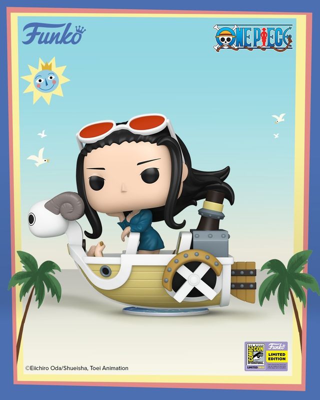 Pre-orden Funko Pop Rides Nico Robin With Mini Merry II Exclusivo SDCC