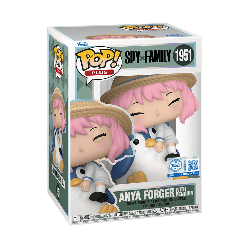 Funko Pop Animation Spy Family Anya Forger with Penguin Exclusivo de Amazon