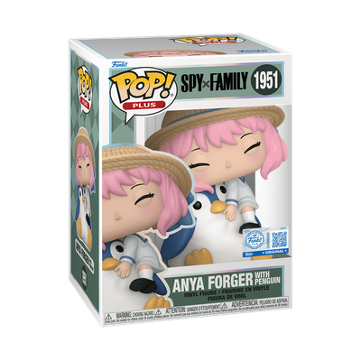 Funko Pop Animation Spy Family Anya Forger with Penguin Exclusivo de Amazon Funko Pop Animation Spy Family Anya Forger with Penguin Exclusivo de Amazon