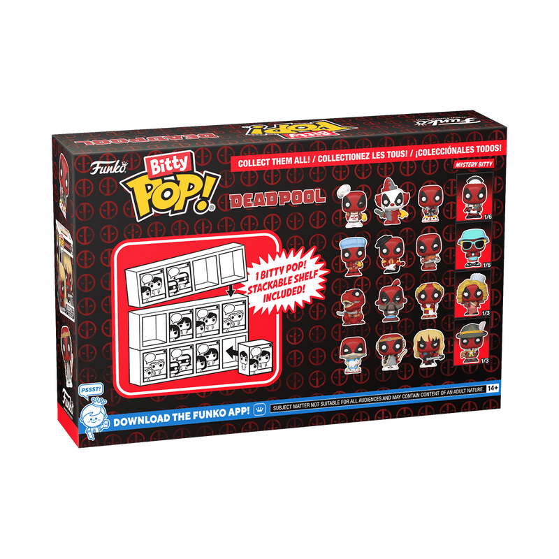 Bitty Pop 4 Pack Deadpool