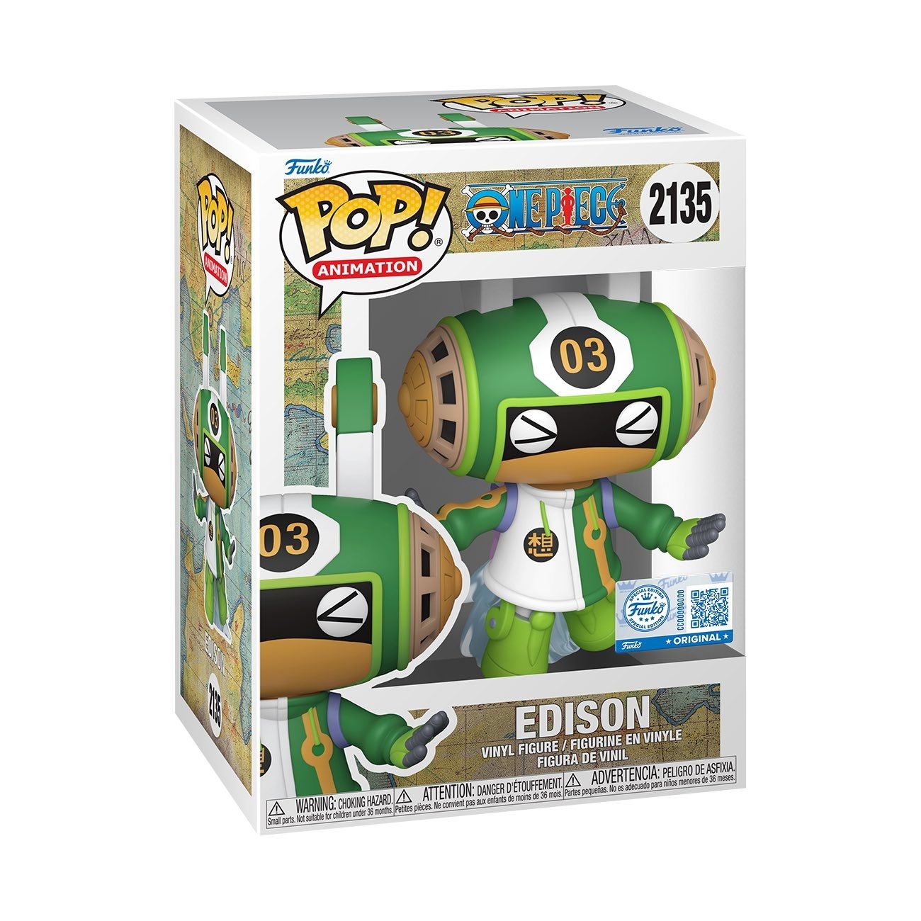 Pre-orden Funko Pop One Piece Edison Exclusivo de Amazon