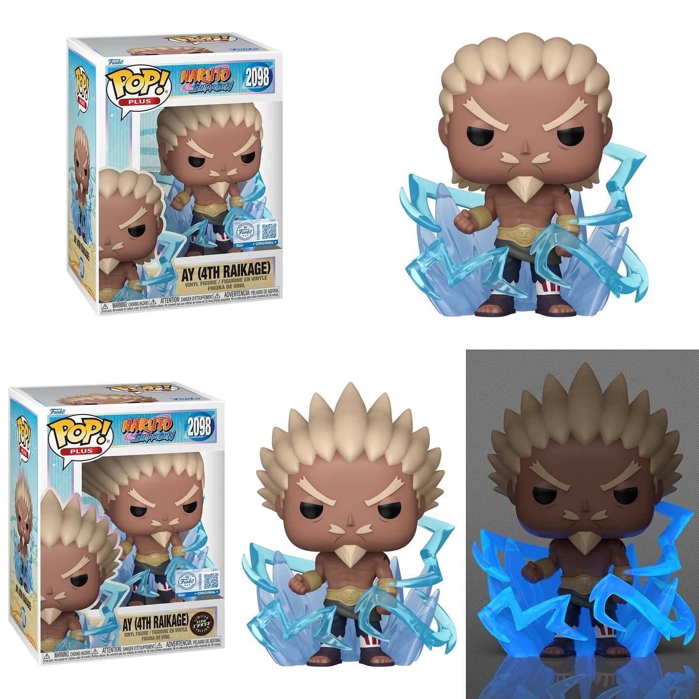Pre-orden Funko Pop Bundle Chase Ay (4 th Raikage) Exclusivo Chalice Collectibles
