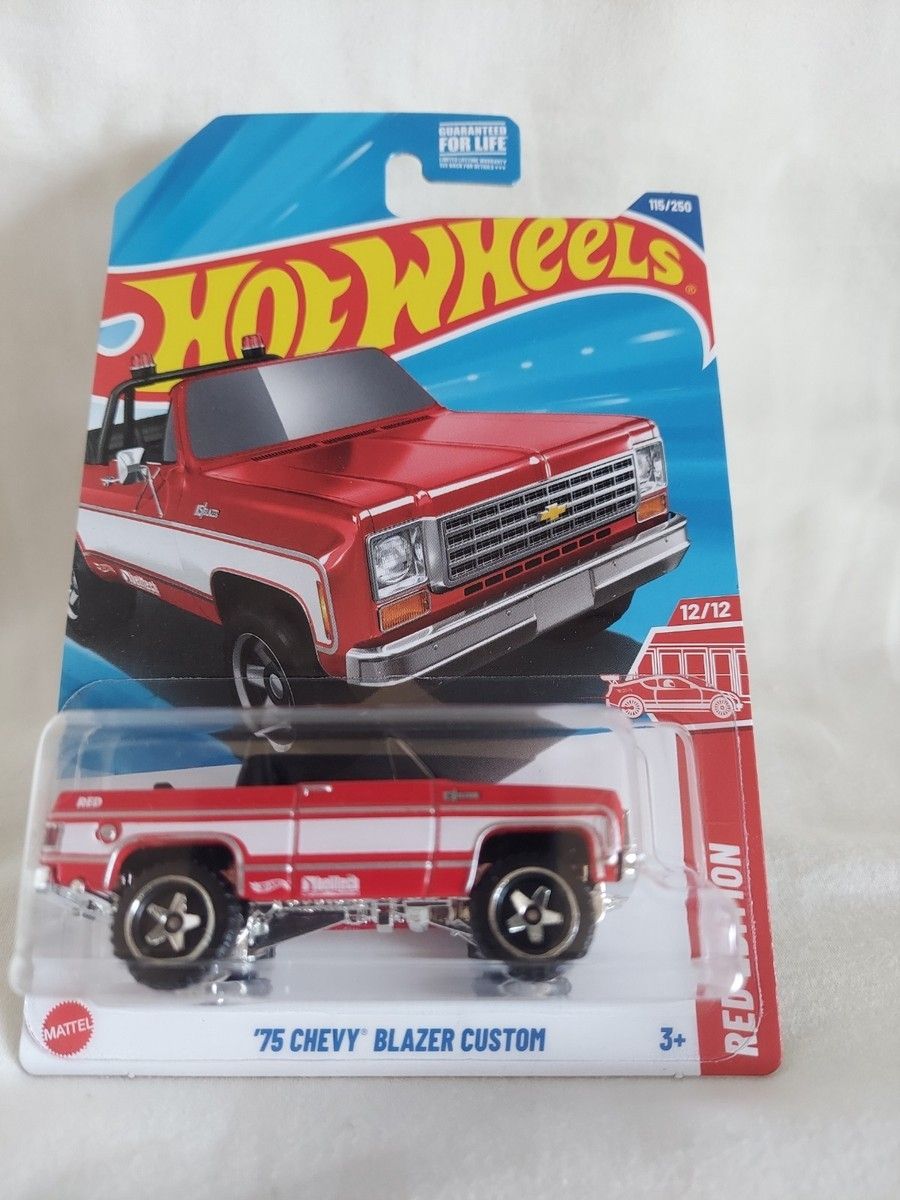 Hotwheels 75 Chevy Blazer Custom Red Edition