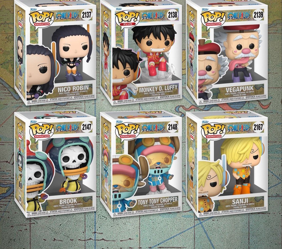 Pre-orden Funko Pop Animation One Piece Bundle Regulares