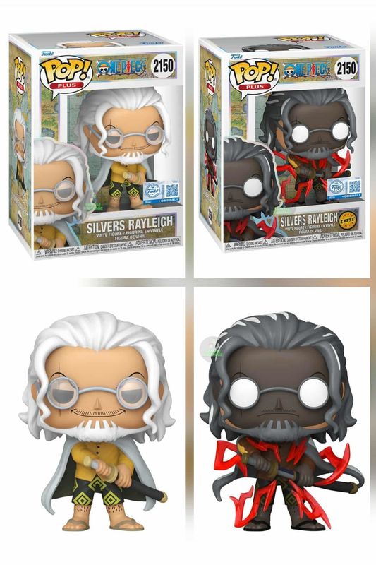 Pre-orden Funko Pop One Piece Bundle Chase Silvers Rayleigh Exclusivo Chalice Collectibles