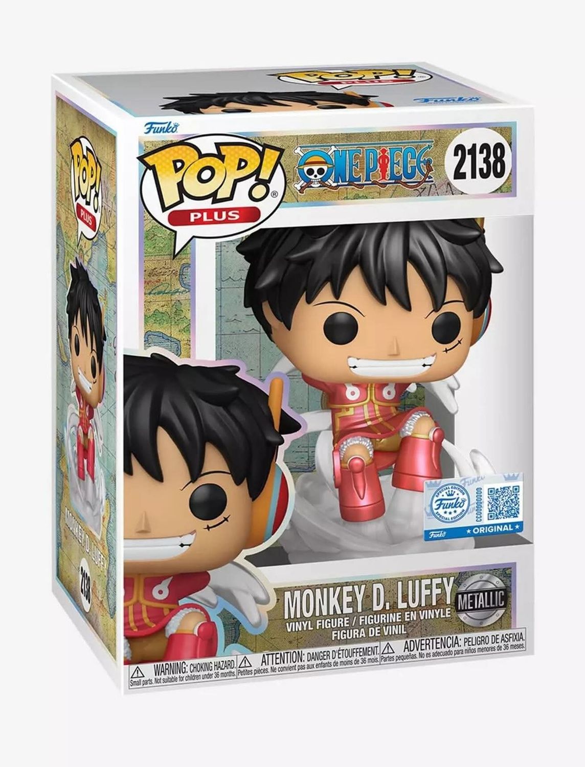 Funko Pop One Piece Monkey D. Luffy Exclusivo Metallic Funko Pop One Piece Monkey D. Luffy Exclusivo Metallic