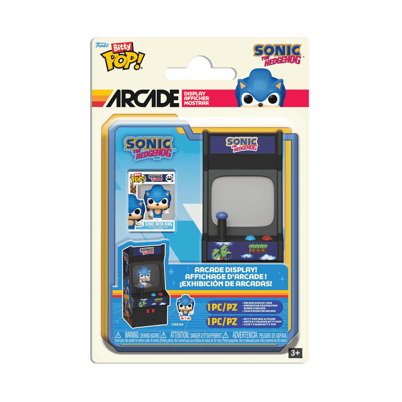 Bitty Pop Arcade Sonic With Ring