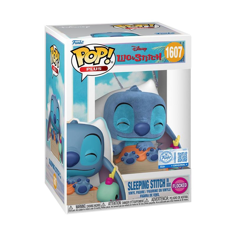 Funko Pop Sleeping Stitch  in Box Exclusivo de Gamestop Focked