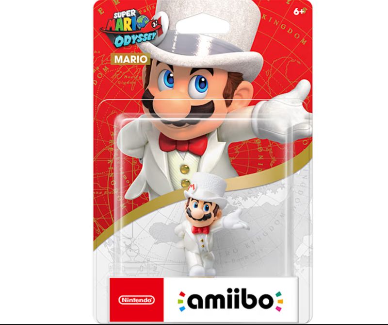 Super Mario Odyssey Mario (Wedding Outfit) amiibo