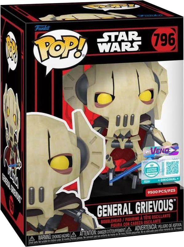 Funko Pop Star Wars General Grievous LE SUPREME