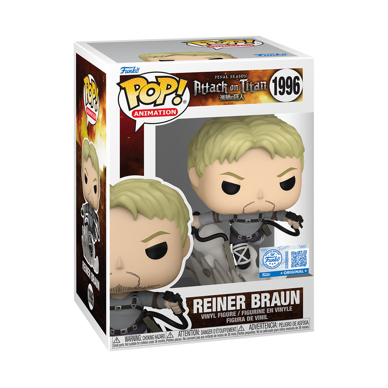Funko Pop Reiner Braun Ezclusivo de Gamestop