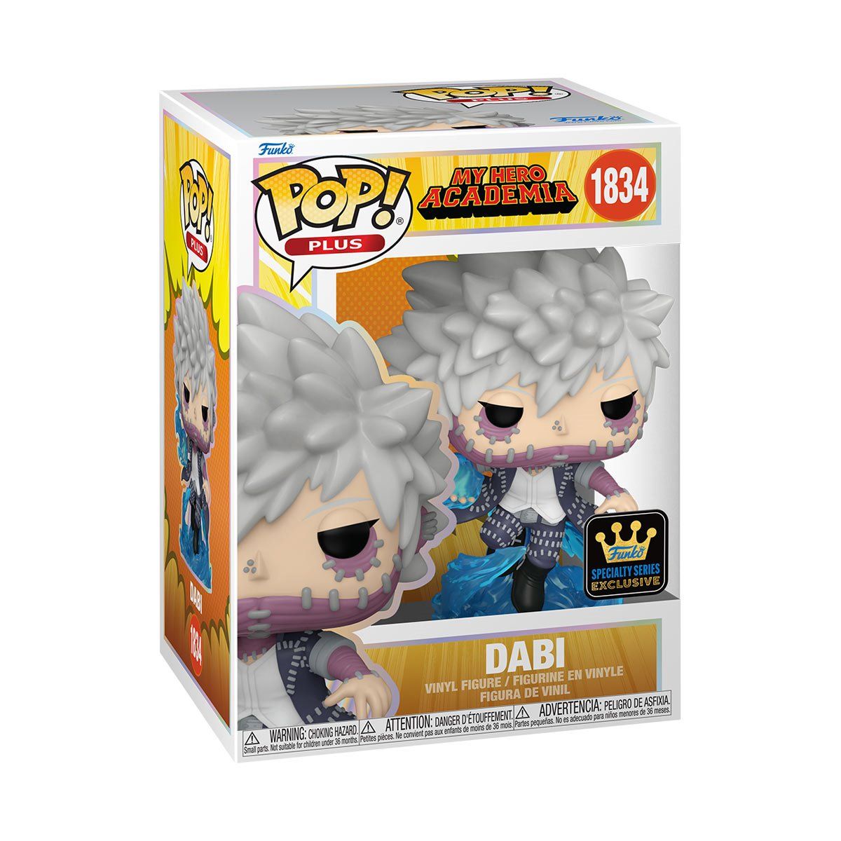 Funko Pop Plus My Hero Academia. Dabi Exclusivo SE