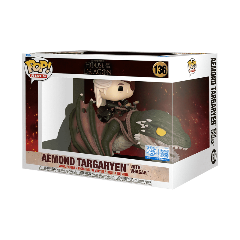Funko Pop Rides Deluxe Aemond Targaryen With Vhagar Exclusivo de Funko Shop