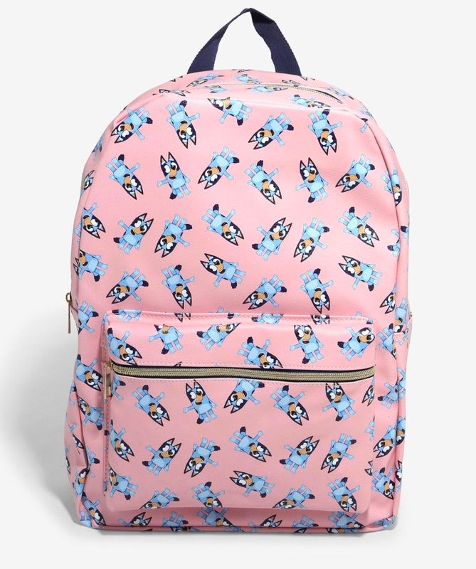 Bluey Pink Allover Print backpack