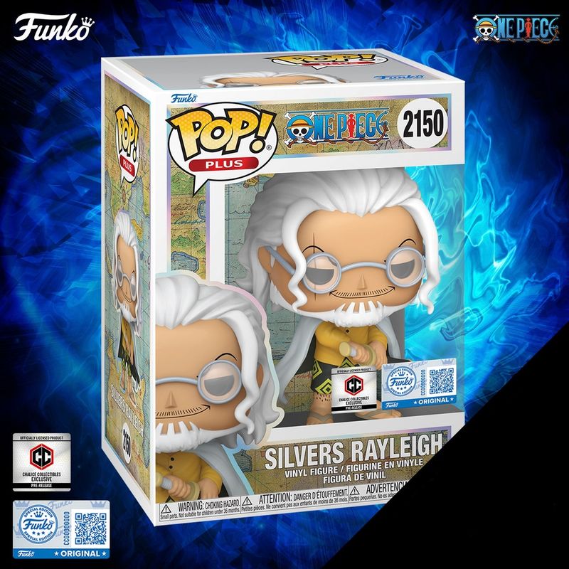 Funko Pop Plus One Piece Silver Rayleigh Exclusivo Chalice Collectibles Funko Pop Plus One Piece Silver Rayleigh Exclusivo Chalice Collectibles