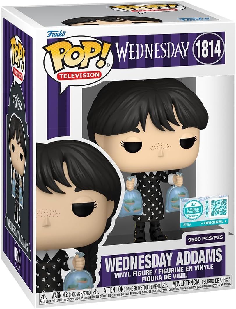 Funko Pop Wednesday Addams Exclusivo LE SUPREME Funko Pop Wednesday Addams Exclusivo LE SUPREME