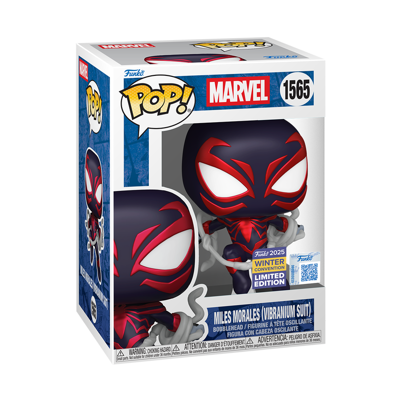 Pre-orden Funko Pop Miles Morales (Vibranium Suit) Exclusivo WC Pre-orden Funko Pop Miles Morales (Vibranium Suit) Exclusivo WC