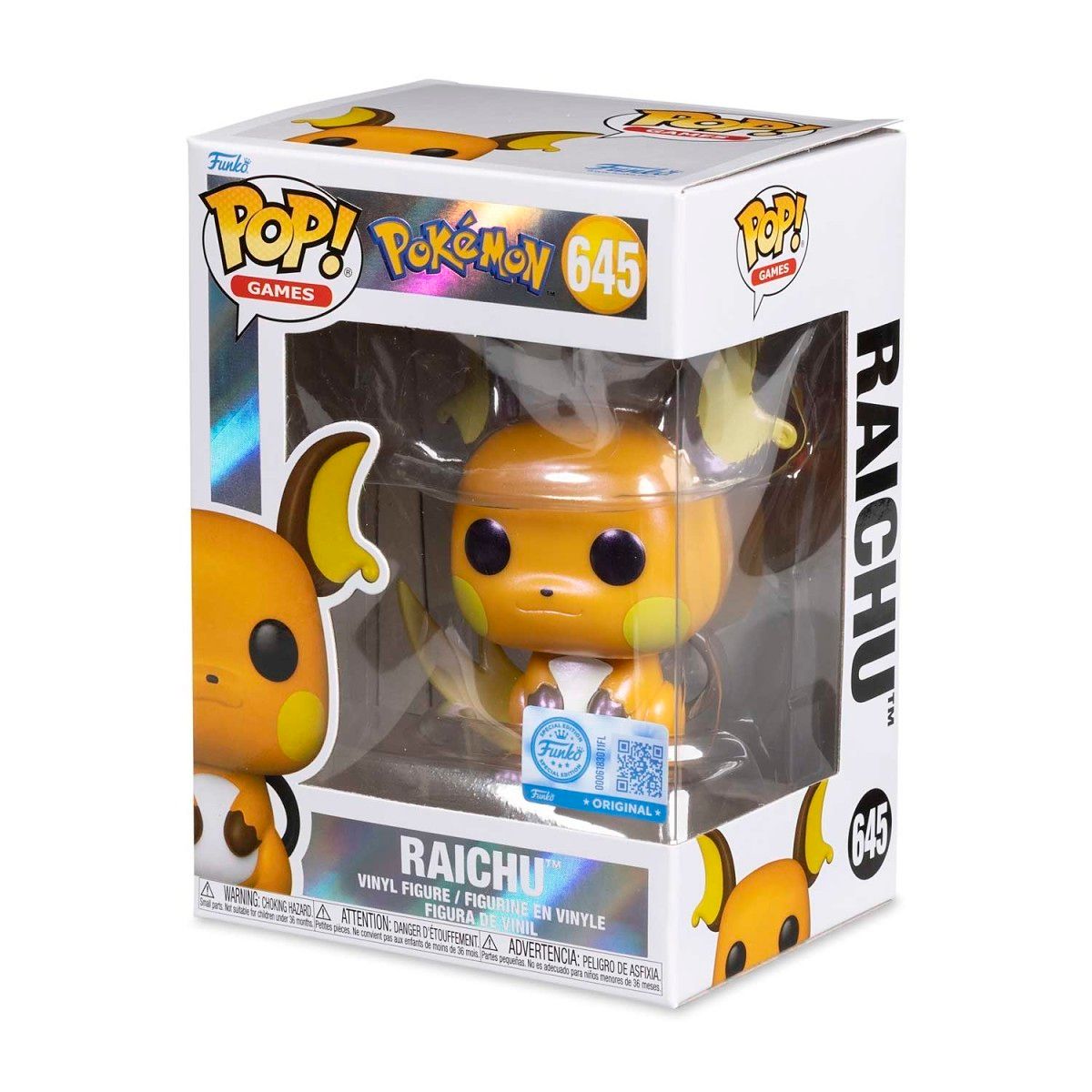 Funko Pop Pokemon Raichu Exclusivo de Pokemon Center Funko Pop Pokemon Raichu Exclusivo de Pokemon Center