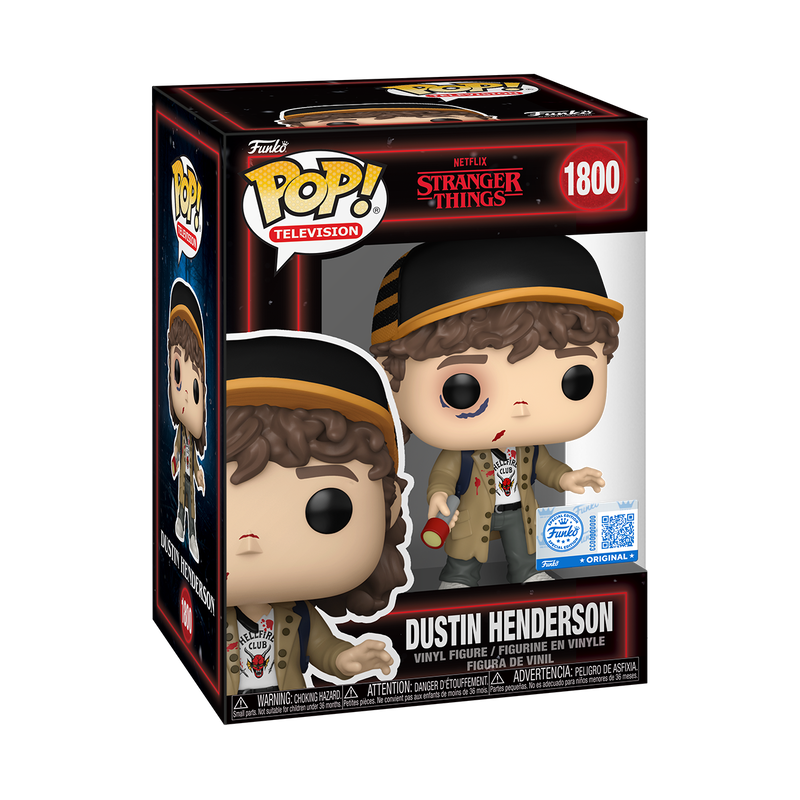 Funko Pop Stranger Things Dustin Henderson Exclusivo de Hottopic Funko Pop Stranger Things Dustin Henderson Exclusivo de Hottopic