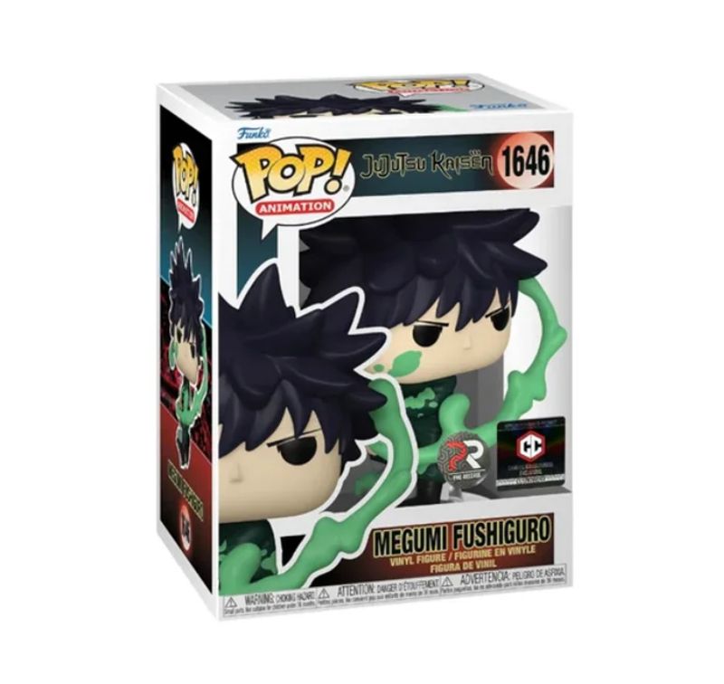 Funko Pop Animation Jujutsu kaisen. Megumi Fushiguro Exclusivo Chalice Collectibles PR