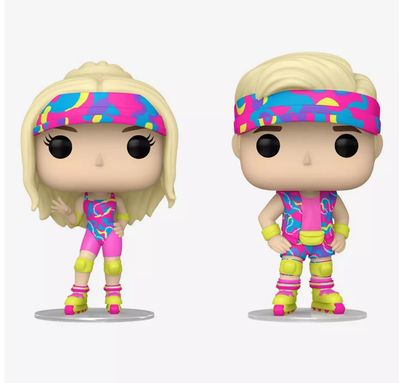 Funko Pop 2 Pack Skating Barbie &amp; Skating Ken Exclusivo de HotTopic
