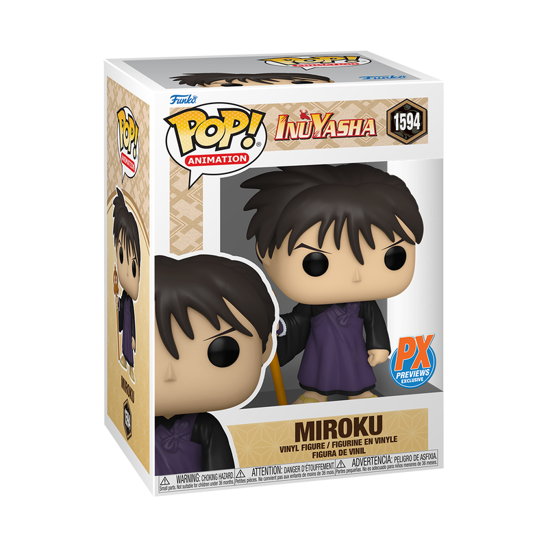 Funko PoP inuyasha Miroku Exclusivos PX