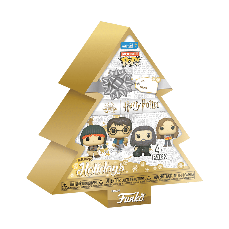 Pocket Pop! Holiday Harry Potter 4-Pack Exclusivo de Walmart