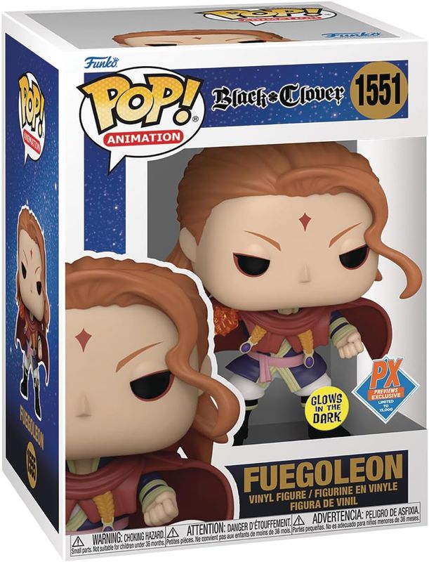 Funko Pop Black Clover Fuegoleon Exclusivo PX