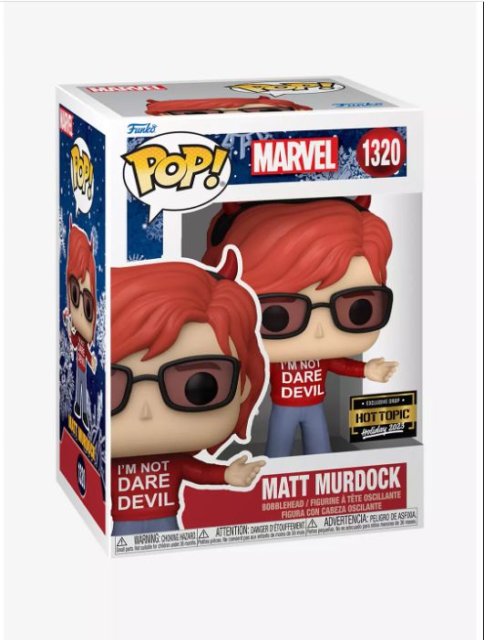 Funko Pop Matt Murdock Exclusivo de Hottopic Holiday Funko Pop Matt Murdock Exclusivo de Hottopic Holiday