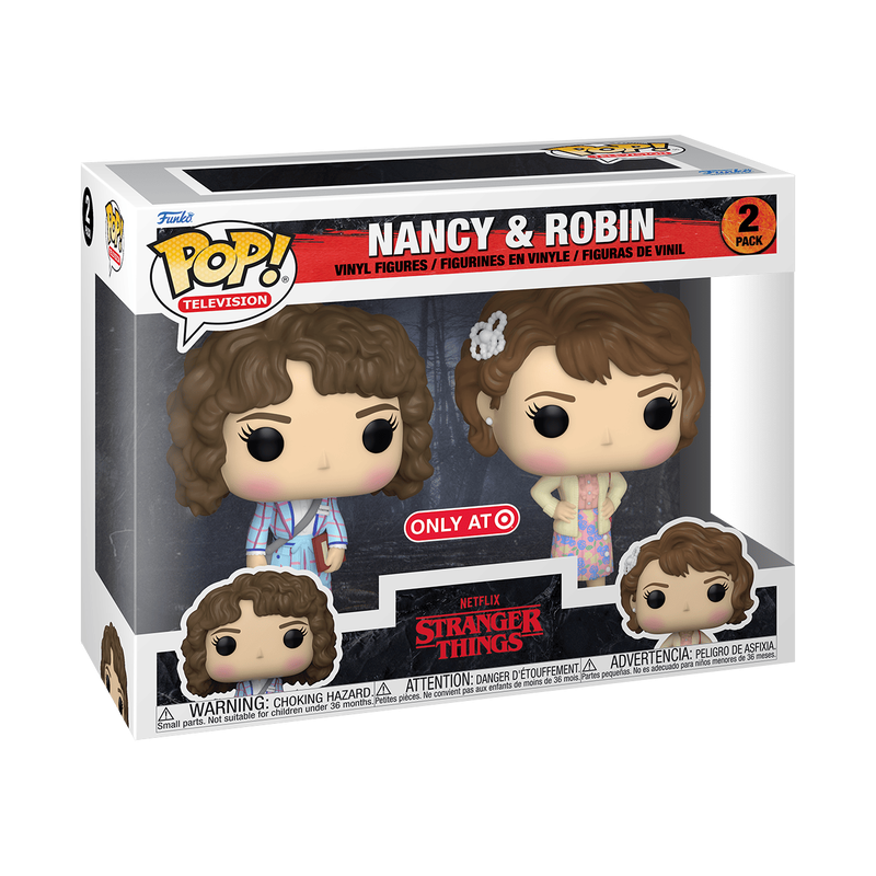 Funko Pop 2 Pack Stranger Things. Nancy Wheeler Exclusivo de Target Funko Pop 2 Pack Stranger Things. Nancy Wheeler Exclusivo de Target