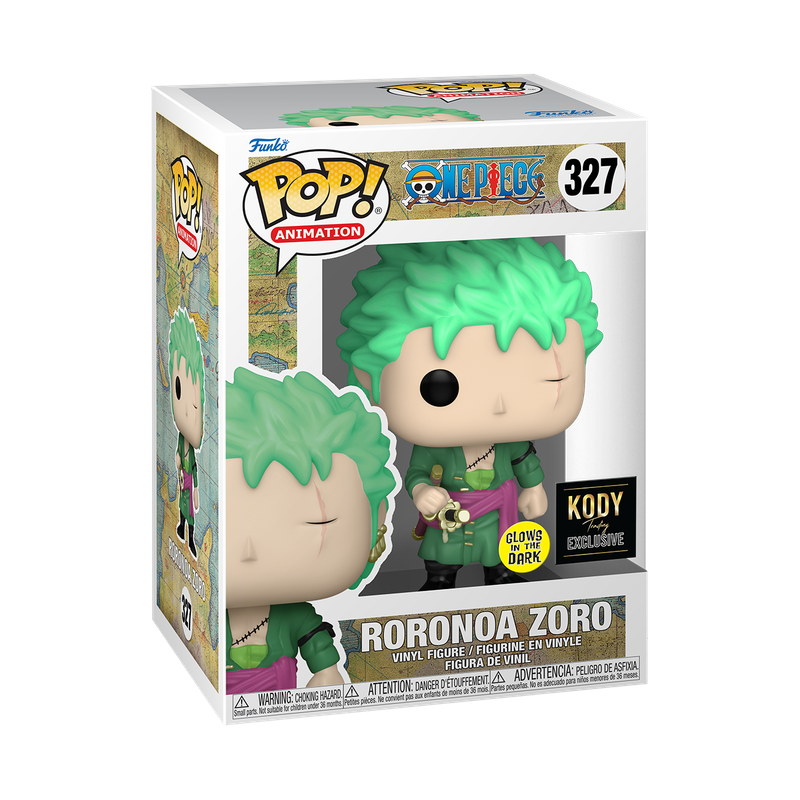 Funko Pop Animation One Piece. Roronoa Zoro Exclusivo de Kody Funko Pop Animation One Piece. Roronoa Zoro Exclusivo de Kody