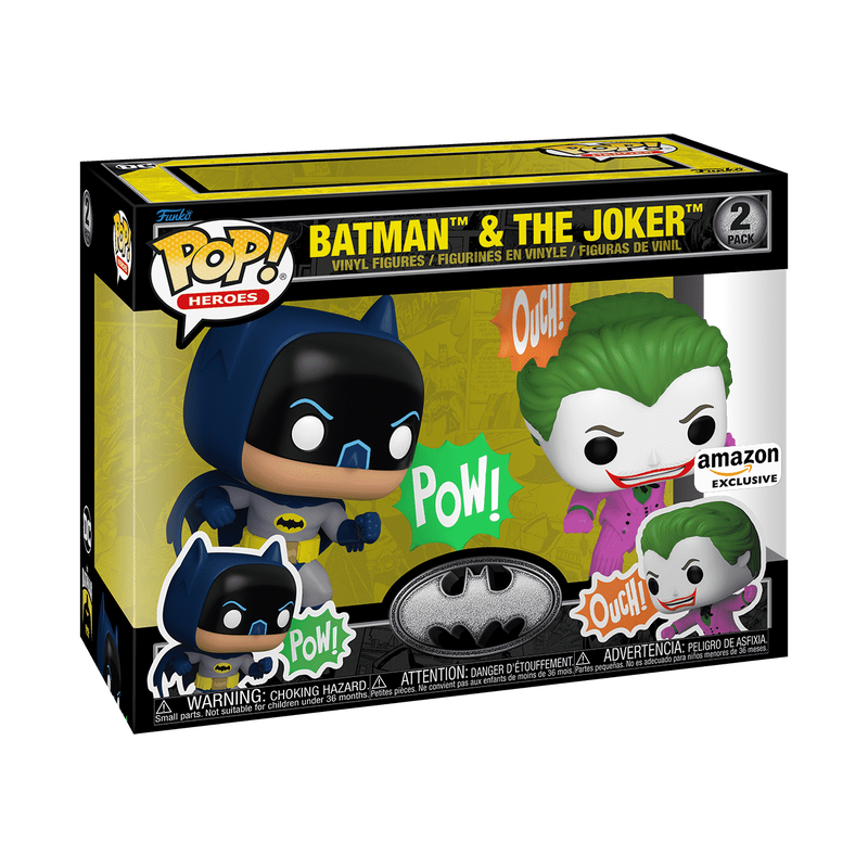 Funko Pop 2 Pacj Batman &amp; The Joker Exclusivo de Amazon