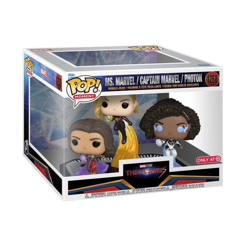 Funko Pop Moment Ms. Marvel/ Captain Marvel/ Photon Exclusivo de Target